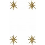 House Doctor Vánoční ozdoba Spike Small Brown Glitter set 4 ks zlatá barva sklo – Hledejceny.cz