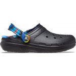 Crocs Classic Lined Spray Dye Clog černá – Zboží Mobilmania