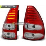 Zadní světla Toyota Land Cruiser 120 03-09 - krystal/červené LED – Hledejceny.cz