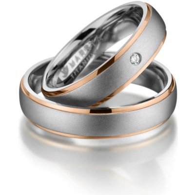 Marrya H TI 12 Titanový snubní prsten