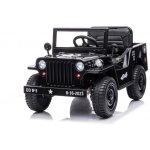 Mamido elektrický vojenský jeep Willys 4x4 černá – Sleviste.cz