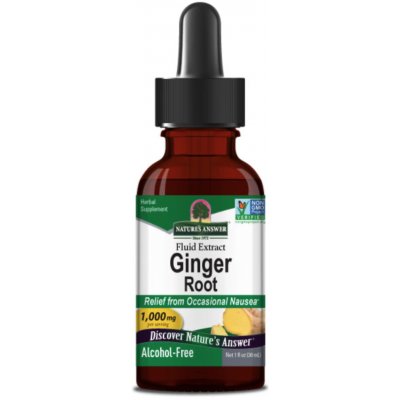 Nature's Answer Ginger Root, zázvor, extrakt, 1000 mg, 30 ml – Hledejceny.cz