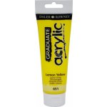 Daler Rowney Graduate akrylová barva lemon yellow 120 ml 1 ks – Zboží Dáma
