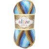 Příze Alize Diva Batik 3243 modrohnědá