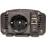 Carspa 12-24V/500W/230V+USB 400W modifikovaná sínus – Zbozi.Blesk.cz