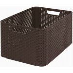 CURVER 205850 Úložný košík STYLE BOX - L - hnědý (03616-210) – Hledejceny.cz