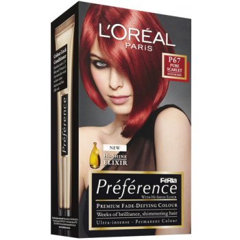 L'Oréal Féria Preférence P37 Intenzivní velmi tmavě červená