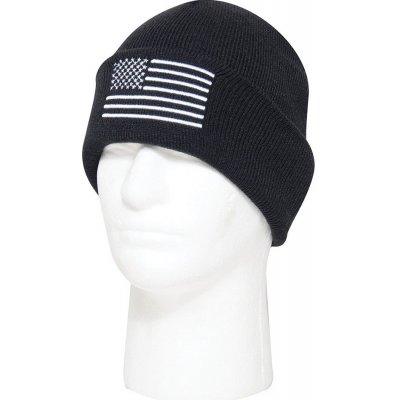 Rothco čepice US Flag Watch Cap acryl černá & bílá – Hledejceny.cz