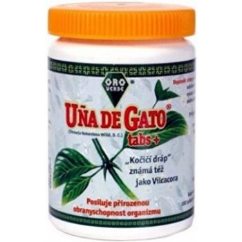 Oro Verde Uňa de Gato Vilcacora Kočičí dráp tabs+ tablety 600 mg x 100