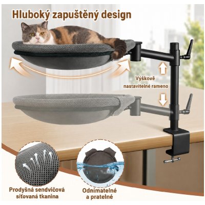 MaxZoo houpací síť na stůl se svorkou 37,8 cm – Hledejceny.cz