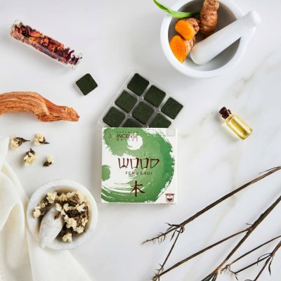 Aromafume Vonné cihličky Feng Shui Wood Dřevo 9 ks – Hledejceny.cz