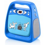 BOOMBOX KARAOKE REPRODUKTOR USB MP3 MIKROFON CD PŘEHRÁVAČ MODRÝ – Hledejceny.cz