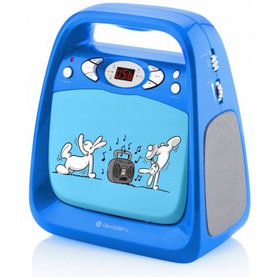 BOOMBOX KARAOKE REPRODUKTOR USB MP3 MIKROFON CD PŘEHRÁVAČ MODRÝ – Hledejceny.cz