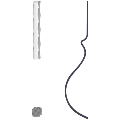 Kovoinox Tyč 12 x 12 mm, 900 x 210 mm – Hledejceny.cz