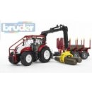 Bruder 3093 Steyr CVT 6230 Lesní traktor s přívěsem