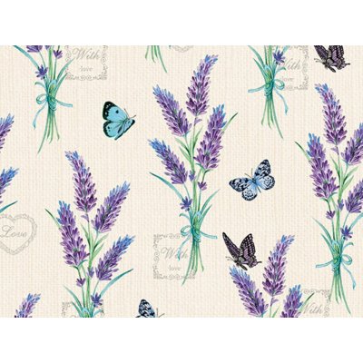 Goba ubrousky Levandule with love 20ks 33x33cm – Sleviste.cz