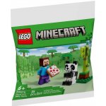 LEGO® Minecraft 30672 Steve s mládětem pandy – Zboží Dáma