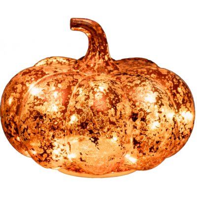 Dýně LED oranžová 19x19x15 cm – Hledejceny.cz