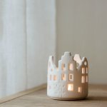 Majas Cottage Porcelánový svícen Jardin S – Zboží Dáma