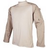 Army a lovecké tričko a košile Košile Tru-spec taktická combat TRU 1/4 zip khaki