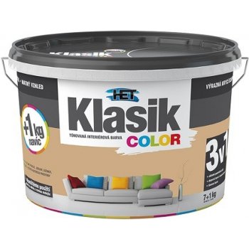 Het Klasik Color 0267 světle hnědý 7 + 1kg