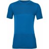Pánské sportovní tričko Pánské běžecké triko Asics fuzeX Seamless modré