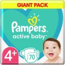 Pampers Active Baby 4+ 70 ks