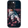 Pouzdro a kryt na mobilní telefon Apple Pouzdro Mobiwear Glossy Apple iPhone 14 Pro - G002G Astronaut v růžích