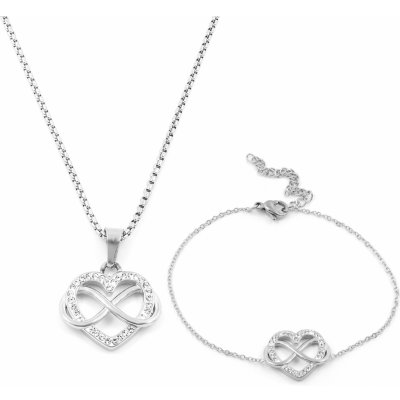 Bruno Nekonečná Láska s kamínky S4079 – Zboží Mobilmania