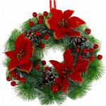 Ruhhy 26470 Vánoční věnec s ozdobami 30 cm – Hledejceny.cz