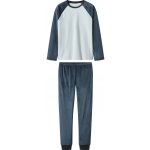 Esmara plyšové pyžamo sv.modrá navy modrá – Sleviste.cz