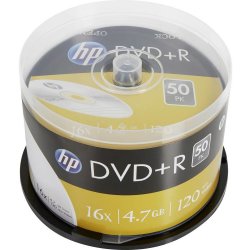 HP DVD+R 4,7GB 16x, cakebox, 50ks (DRE00026-3)