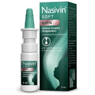 Nasivin Soft 0,01% nosní kapky 5 ml – Zboží Dáma