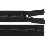 Prima-obchod Kovový zip No 5 délka 18 cm s ozdobným jezdcem, barva 3 černá černý nikl – Hledejceny.cz