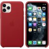 Pouzdro a kryt na mobilní telefon Apple Apple iPhone 11 Pro Leather Case (PRODUCT)RED MWYF2ZM/A