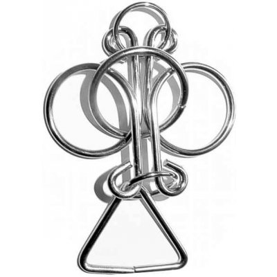 Hlavolam kovový 3 kruhy – Hledejceny.cz