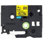 Brother HSe-631 11,7mm x 1,5m, černý tisk / žlutý podklad kompatibilní – Hledejceny.cz