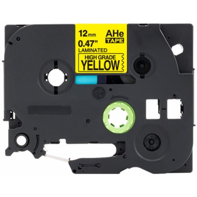 Brother HSe-631 11,7mm x 1,5m, černý tisk / žlutý podklad kompatibilní – Hledejceny.cz