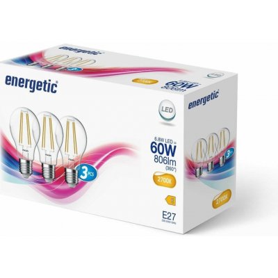 Nordlux NOR 5181000323 E27 A60 3-kit 2700K 806lm – Hledejceny.cz