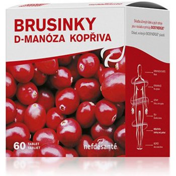 Nefdesanté Brusinky D Manóza Kopřiva tablety 60