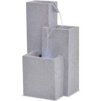 Interiérová fontána s LED osvětlením, polyresin – Zboží Dáma
