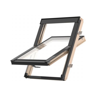Keylite EASY Střešní okno dřevěné kyvné dvojsklo 55x78cm – HobbyKompas.cz