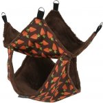 O'lala Pets Dvojitá hamaka pro hlodavce mrkev 35 x 35 cm – Zboží Mobilmania