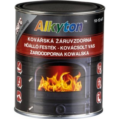 Rust-Oleum Alkyton žáruvzdorná barva do 750 °C, kovářská černá, 750 ml – Zbozi.Blesk.cz