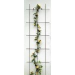 Mříž na popínavé rostliny kovová 45 x 150 cm hnědá – Hledejceny.cz