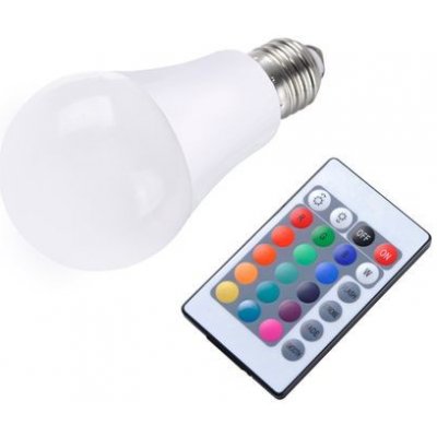 LeuchtenDirekt LED světelný zdroj, 5 W, 470 lm, RGB, teplá bílá, E27 8134 – Zboží Živě