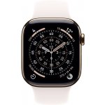 Apple Watch Series 11 Cellular (42mm) Zlatý Titan se světle ruměným sportovním řemínkem M/L MF8X4MP/A – Zboží Živě