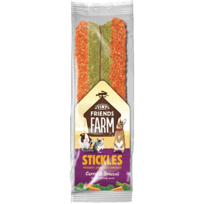 Supreme Petfoods Ltd Supreme Tiny FARM Stick.CarrotBroccoli Tyčinka býložr 2 ks 100 g – Zboží Mobilmania
