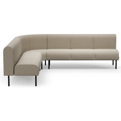 Rohová sedačka VARIETY, 90°, vnitřní, potahová látka Pod CS, písková – Zboží Mobilmania