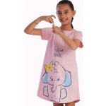 Dívčí noční košilka se slonicí 1F0822 růžové